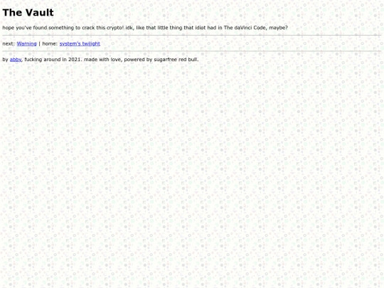 systemstwilight/uppervault screenshot