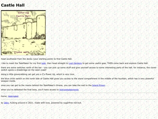 taskmaker/castlehall screenshot