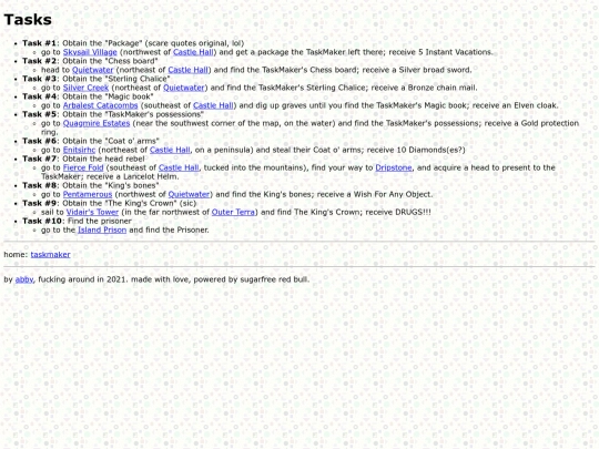 taskmaker/tasks screenshot