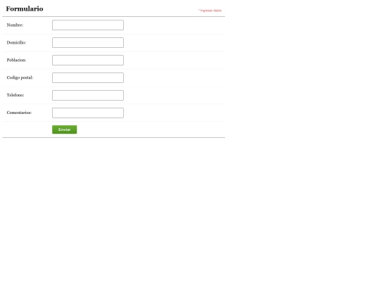 formularios/formulario2 screenshot