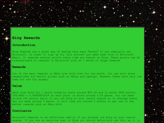 BingRewards screenshot