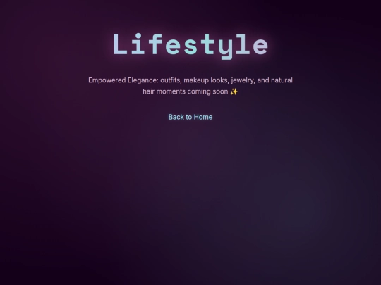lifestyle screenshot
