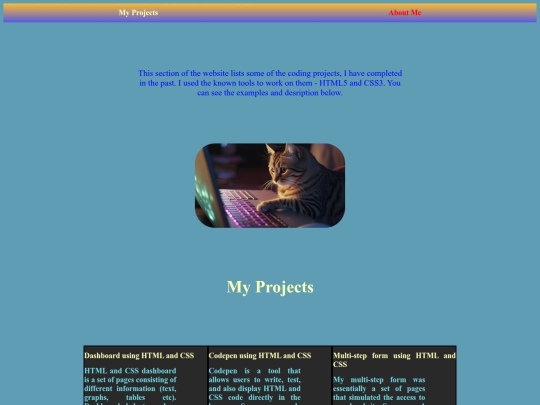 projects screenshot