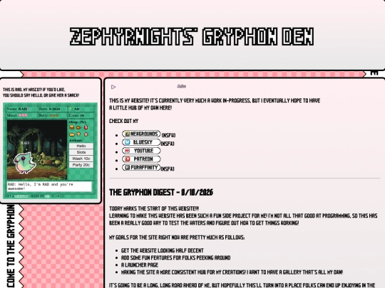 homepage screenshot
