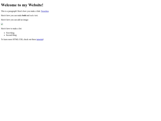 index screenshot