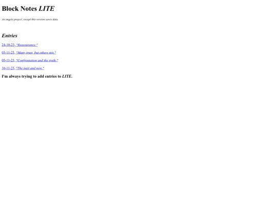 blocknotes screenshot