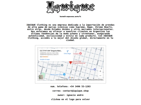 iquique/contacto screenshot