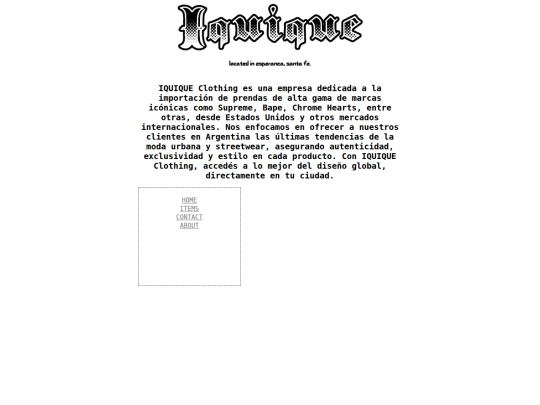 iquique/sobre screenshot