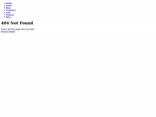 lists/goodies screenshot