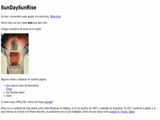 index screenshot