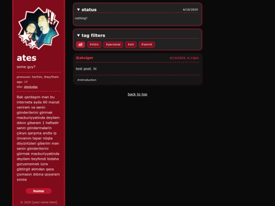 blog screenshot