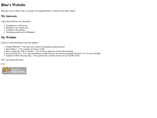 index screenshot