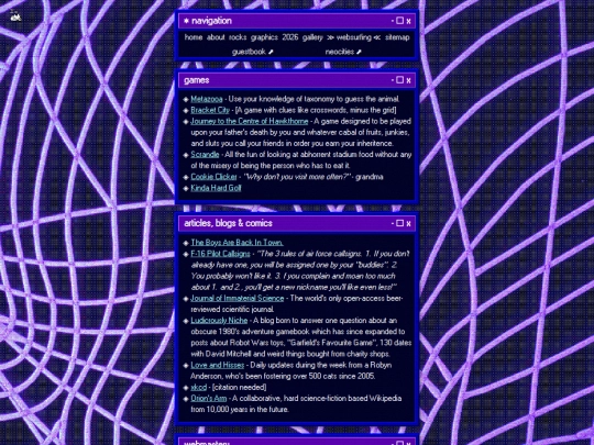 websurfing screenshot