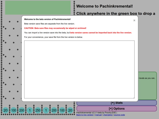 pach/beta/pachinkremental screenshot