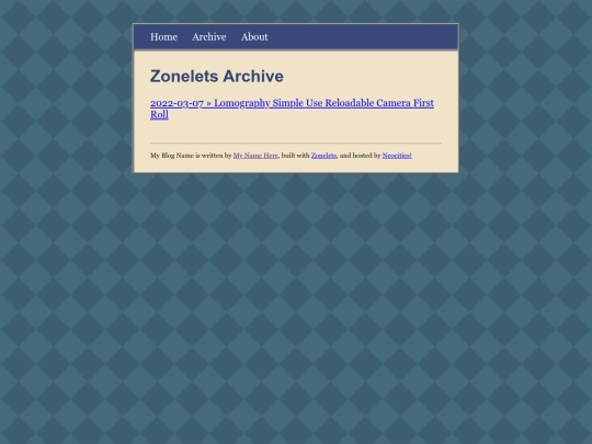 archive screenshot