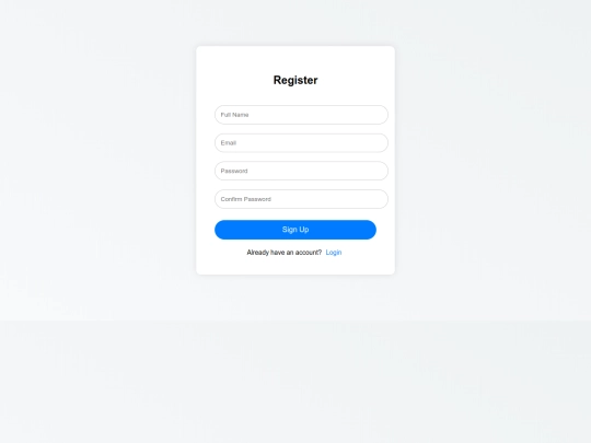 PROFILE/Register screenshot