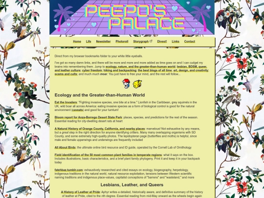 links screenshot