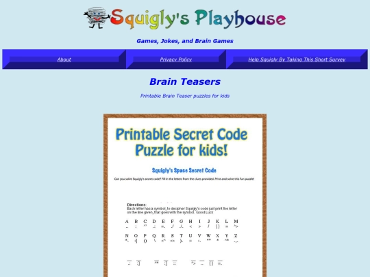 brainteasers screenshot