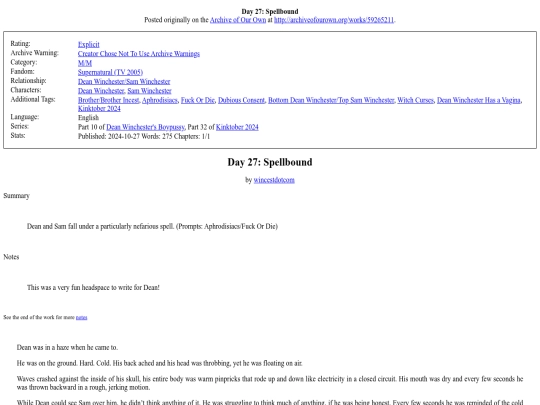 my_fanfiction/Day_27_Spellbound screenshot