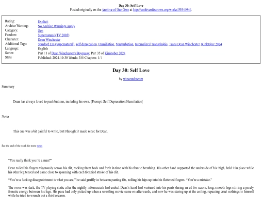 my_fanfiction/Day_30_Self_Love screenshot