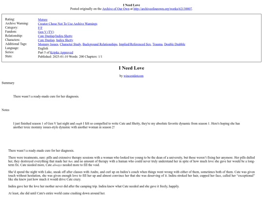 my_fanfiction/I_Need_Love screenshot