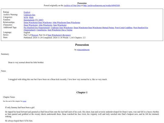 my_fanfiction/Possession screenshot