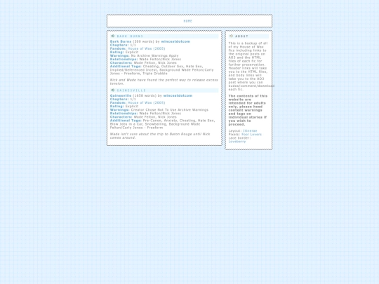 wax screenshot
