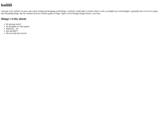index screenshot