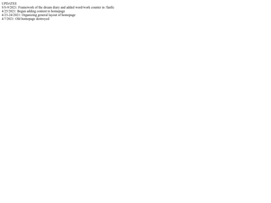 updates screenshot