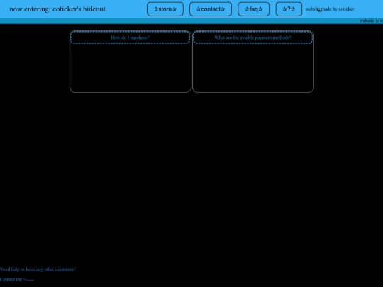 faq screenshot