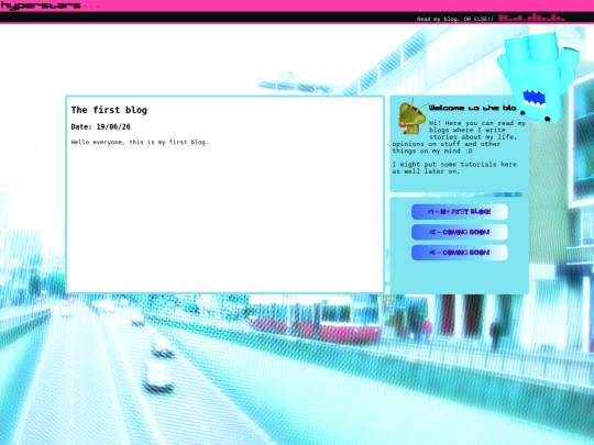blog screenshot