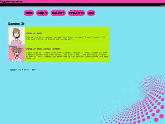 projects screenshot
