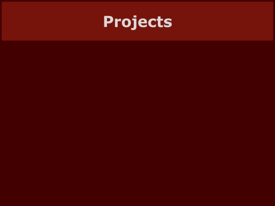 projects screenshot