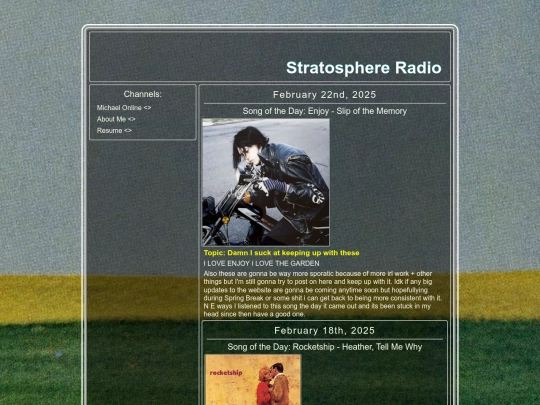 musicpage screenshot