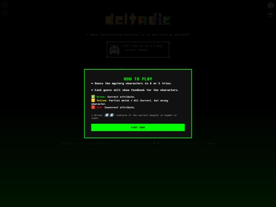 games/Deltadle screenshot