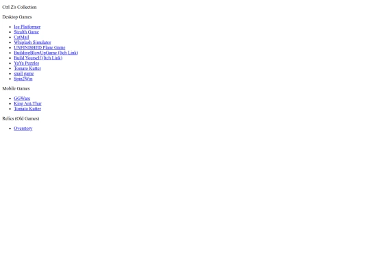 games/ctrlz screenshot