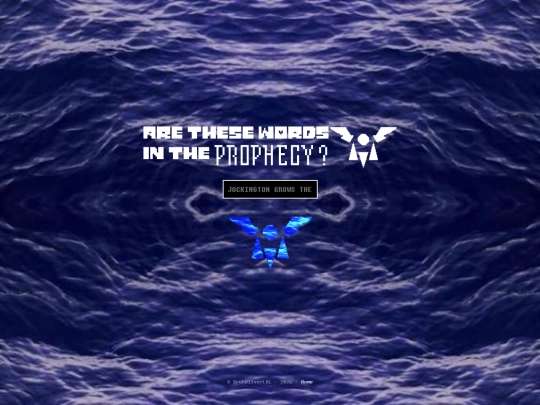 isthiswordontheprophecy screenshot