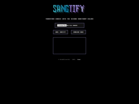 sanctify screenshot