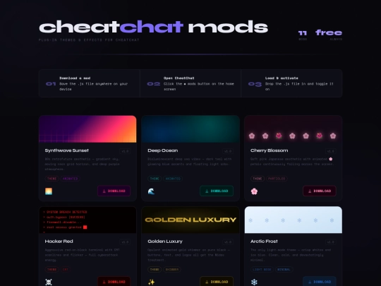 cheatchat-mods-site (1) screenshot