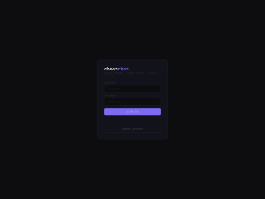 cheatchat_crossdevice screenshot