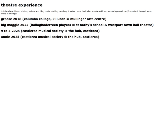 theatreexperience screenshot
