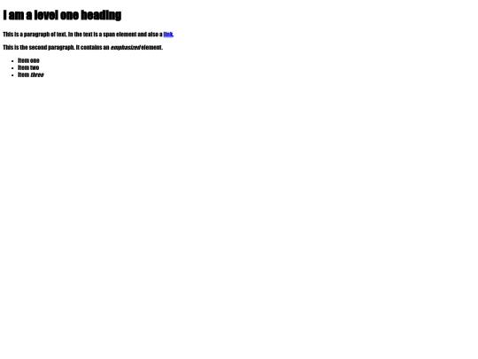 styletest screenshot