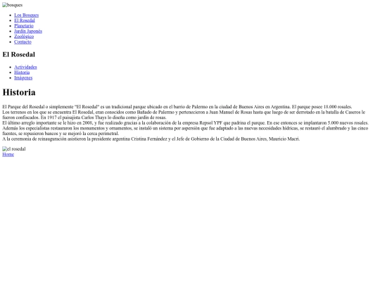 rosedalhistoria screenshot