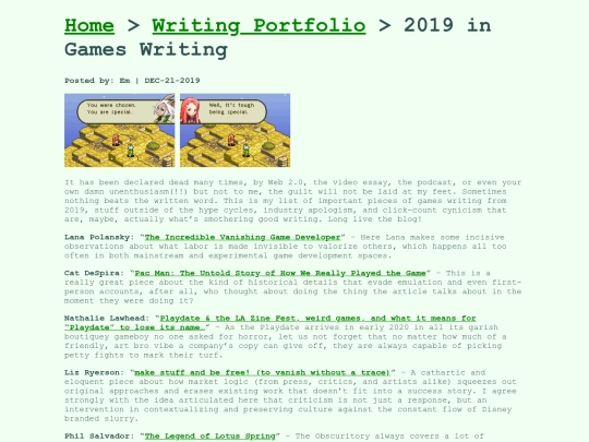 2019inblogging screenshot