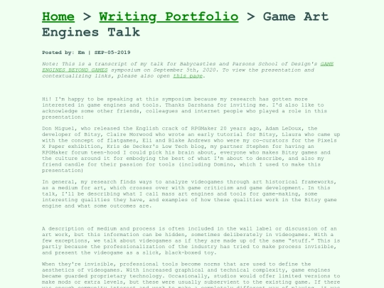 GameArtEngines_Transcript screenshot