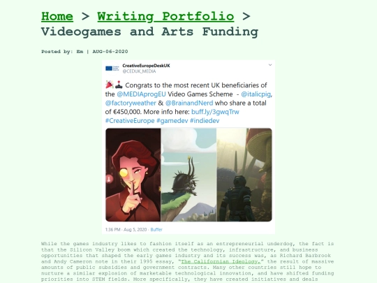 VGArtsFunding screenshot