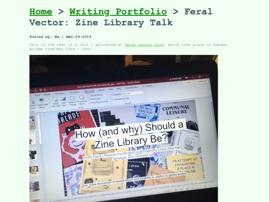 ZinesFV screenshot