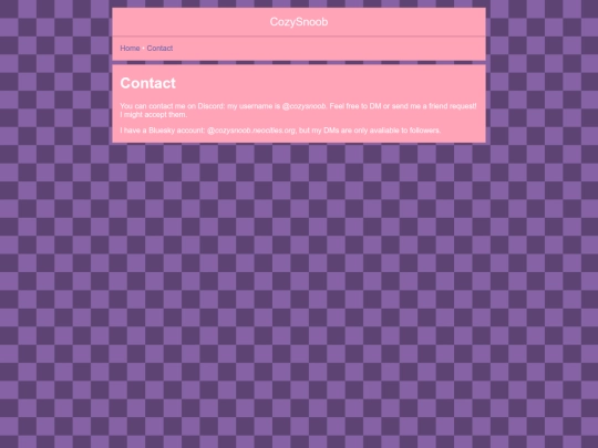contact screenshot