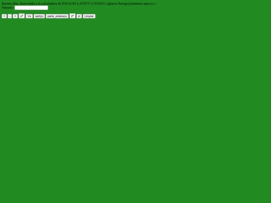calculadora screenshot
