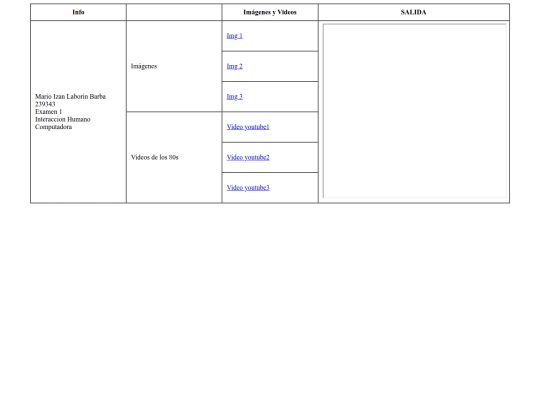 acts viejas/prubea examen html hugo brito screenshot